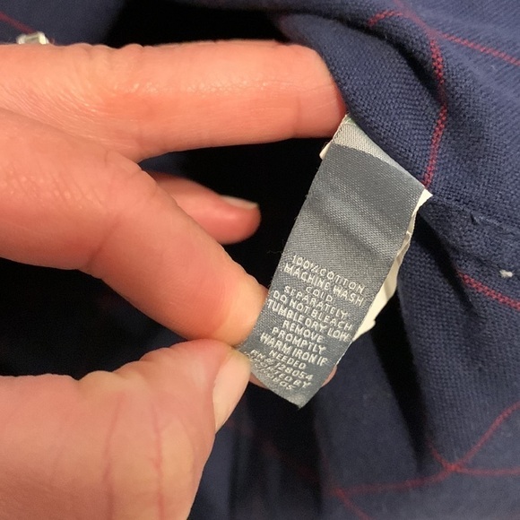 Bonobos Size M Slim Fit Navy/red Plaid windowpane - Picture 9 of 14